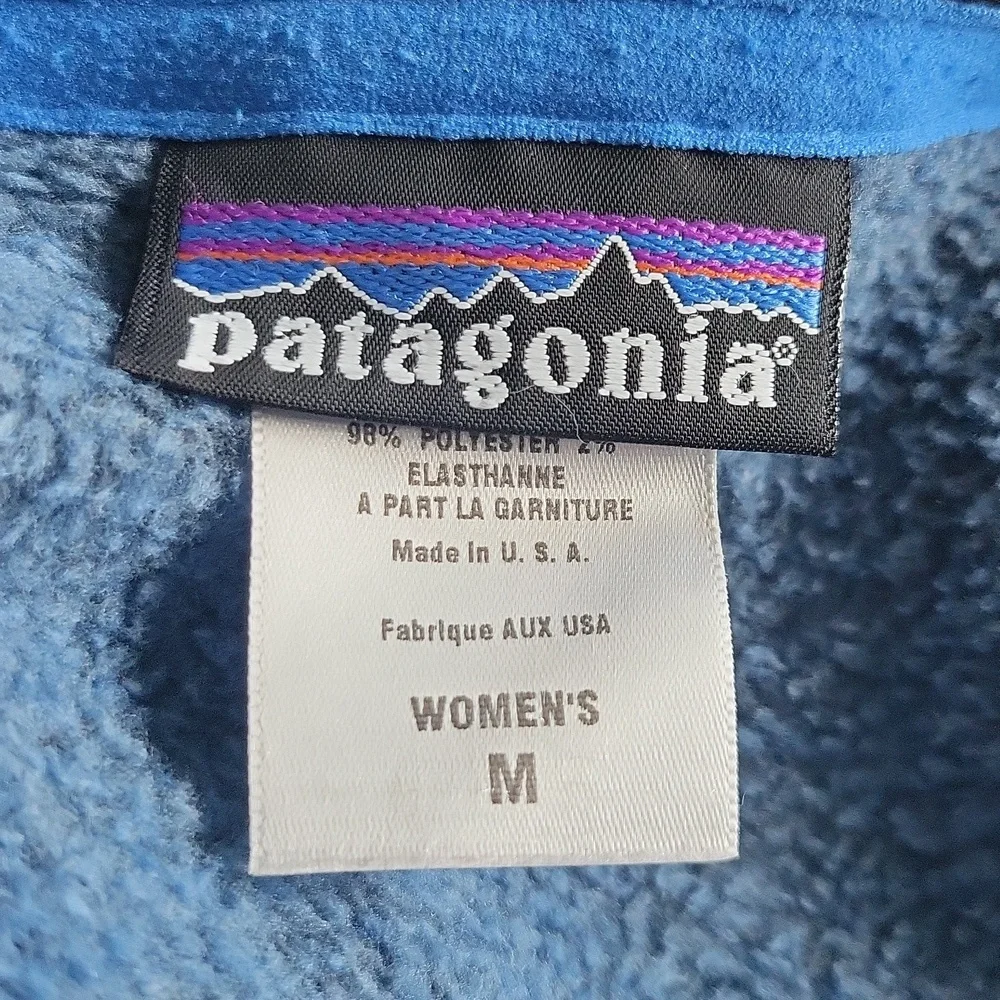 VTG 90s Patagonia Women's Regulator Fleece Vest Full Zip Size M - Picture 10 of 13